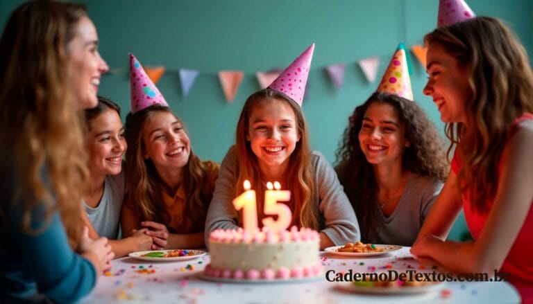 Texto de Aniversário para Amiga de 15 Anos