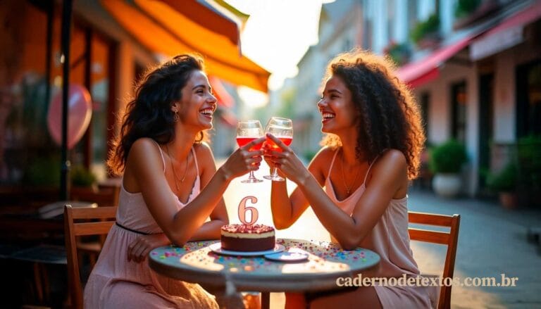 Texto de aniversario para amiga de 6 anos de amizade