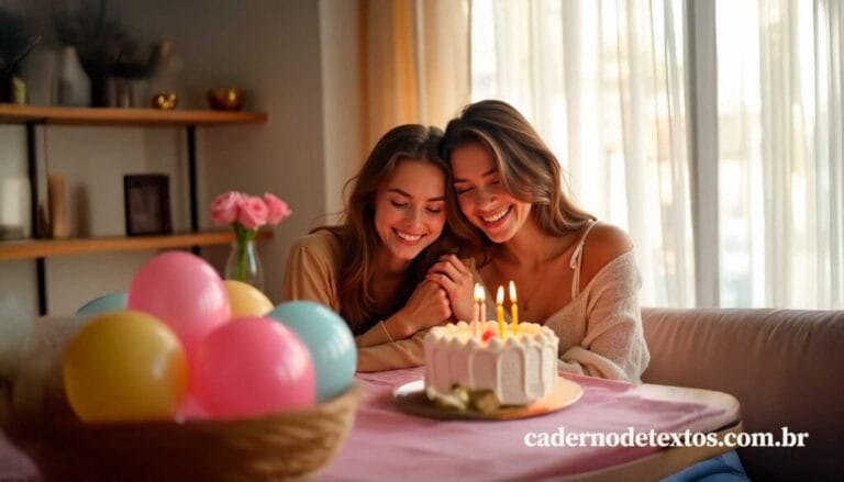 Texto de aniversário para amiga irmã de outra mãe