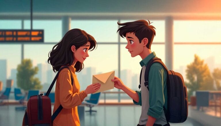 Texto para o namorado que vai viajar